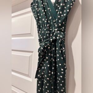 Kaileigh Teal Floral Romper